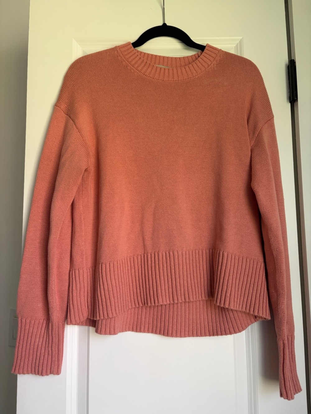 Everlane Women's Crewneck Pullover Sweater - Peach Pink